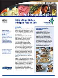 Using a Home Kitchen to Prepare Food for Sale (Food Entrepreneurship Series)