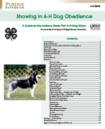 Showing in 4-H Dog Obedience: A Guide to the Indiana State Fair 4-H Dog Show