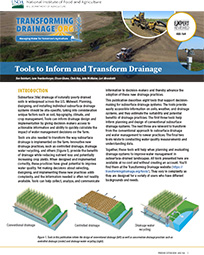 Tools to Inform and Transform Drainage