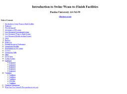 Introduction to Swine Wean-to-Finish Facilities