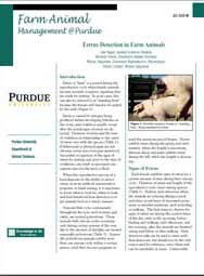 Estrus Detection in Farm Animals