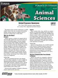 Animal Exposure Awareness