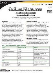 Zearalenone Concerns in Reproducing Livestock