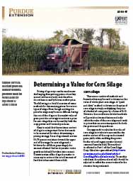 Determining a Value for Corn Silage