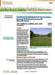 Turfgrass Management: Fertilizing Established Cool-season Lawns