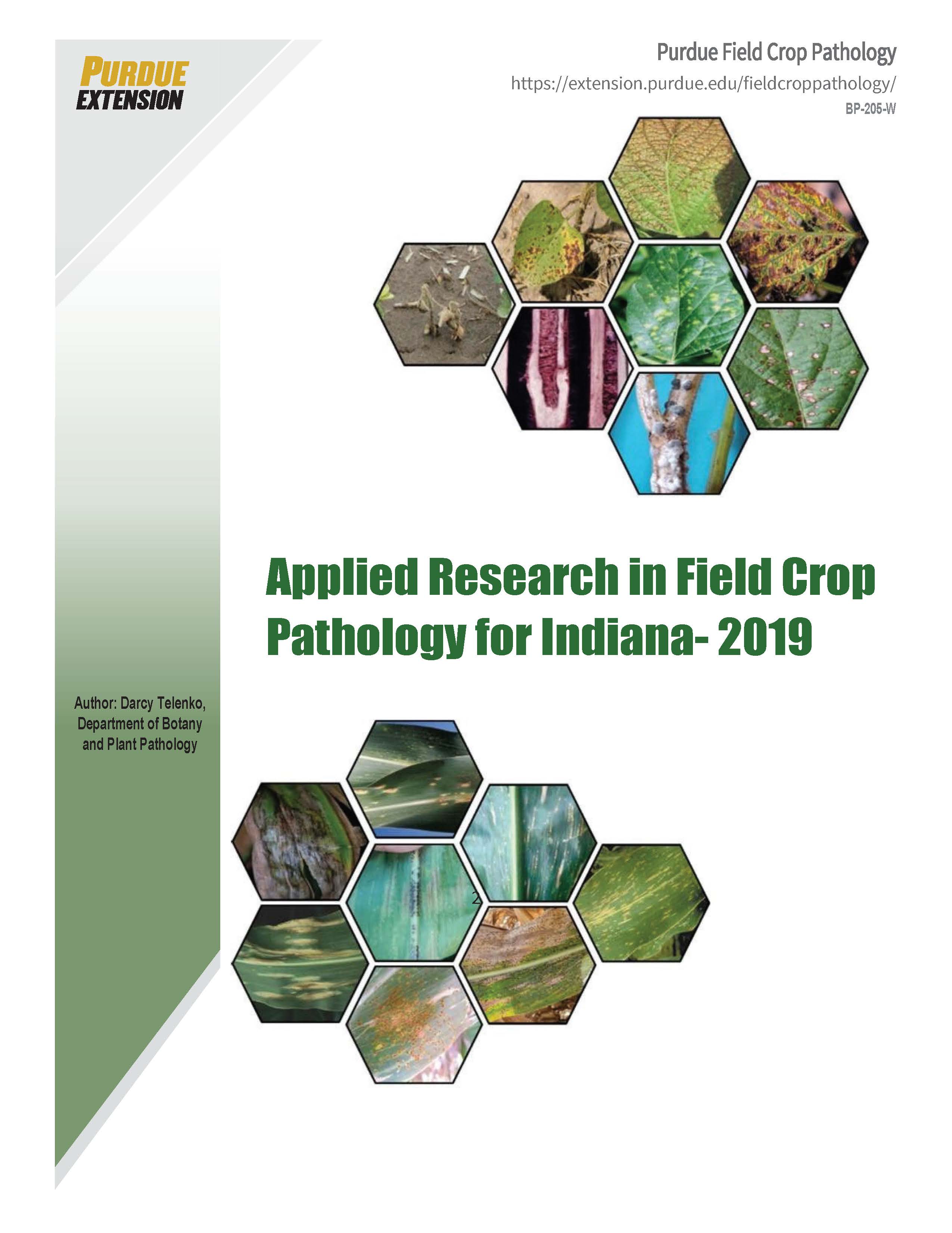 Applied Research in Field Crop Pathology for Indiana - 2019 (PDF)