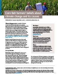 Corn Belt Farmers' Beliefs about Climate Change and Its Causes