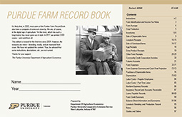 Indiana Farm Record Book