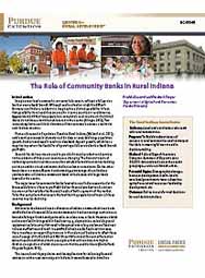 The Role of Community Banks in Rural Indiana