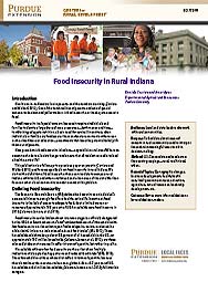 Food Insecurity in Rural Indiana