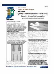 Quality Control in Lumber Purchasing: Lumber Stress/Casehardening
