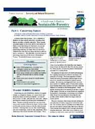 A Landowner's Guide to Sustainable Forestry: Part 4: Conserving Nature