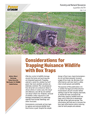 Considerations for Trapping Nuisance Wildlife with Box Traps