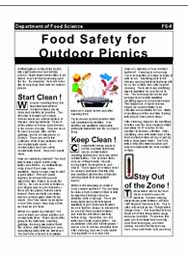 Food Safety for Outdoor Picnics