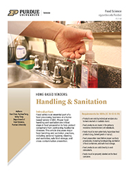 Home-based vendors: Handling and Sanitation