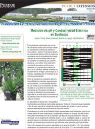 Produccion Comercial de Cultivos Bajo Invernadero Y Viveros: Medición de pH y Conductividad Eléctrica en Sustratos