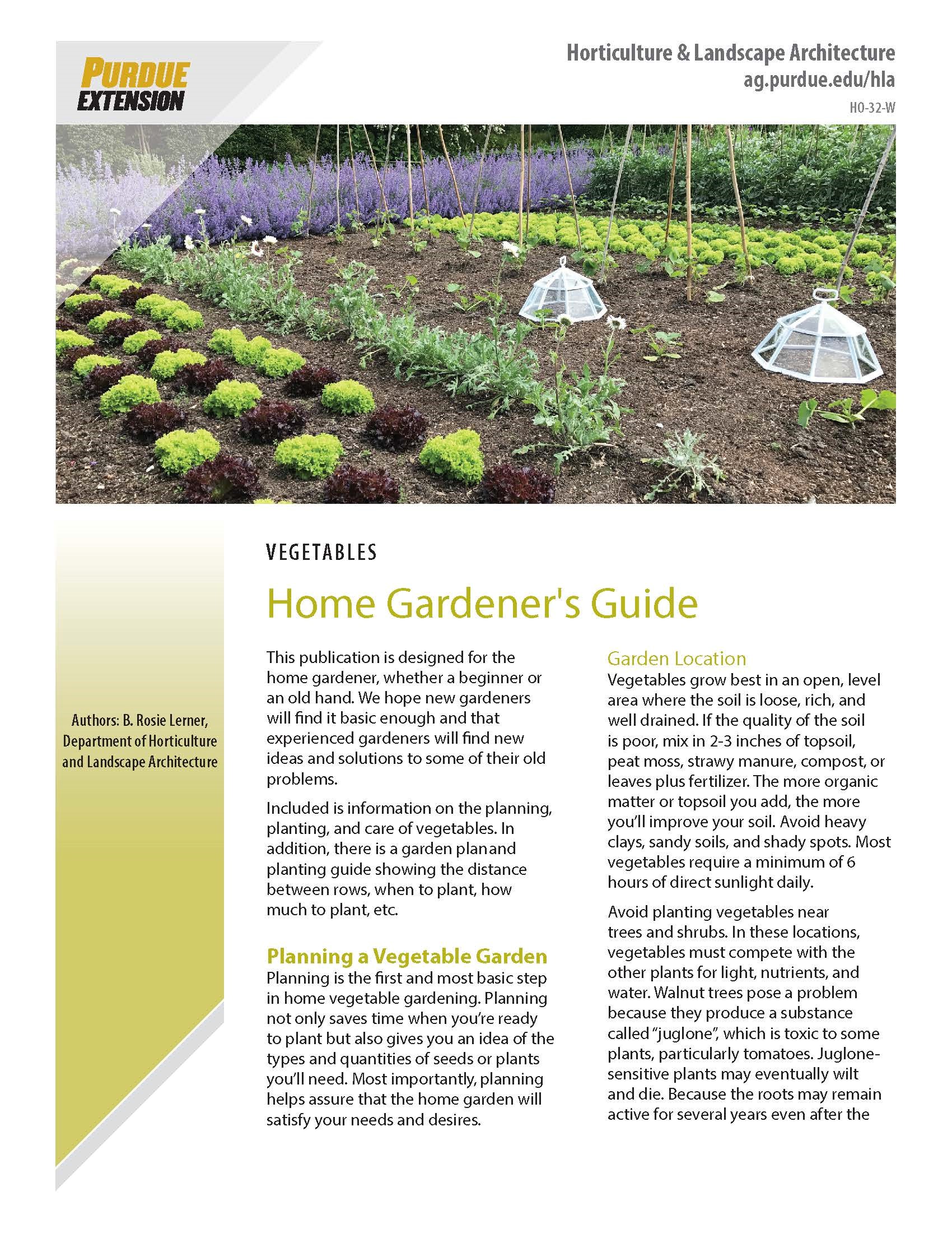 Home Gardener's Guide