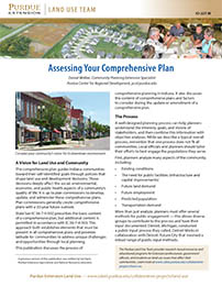 Land Use: Assessing Your Comprehensive Plan