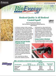 Biodiesel Quality: Is All Biodiesel Created Equal?