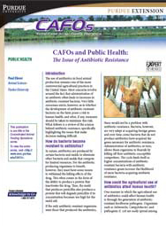 CAFOs and Public Health: The Issue of Antibiotic Resistance