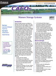 Manure Storage Systems