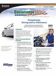 Saving Energy in Your Home: Driving and Car Maintenance