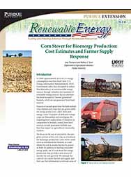 Corn Stover for Bioenergy Production: Cost Estimate and Farmer Supply Response