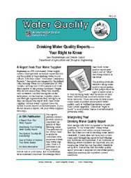 Drinking Water Quality Reports: Your Right to Know