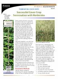 Terminating Cover Crops: Successful Cover Crop Termination with Herbicides