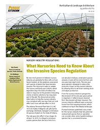 What Nurseries Need to Know  About the Invasive Species Regulation